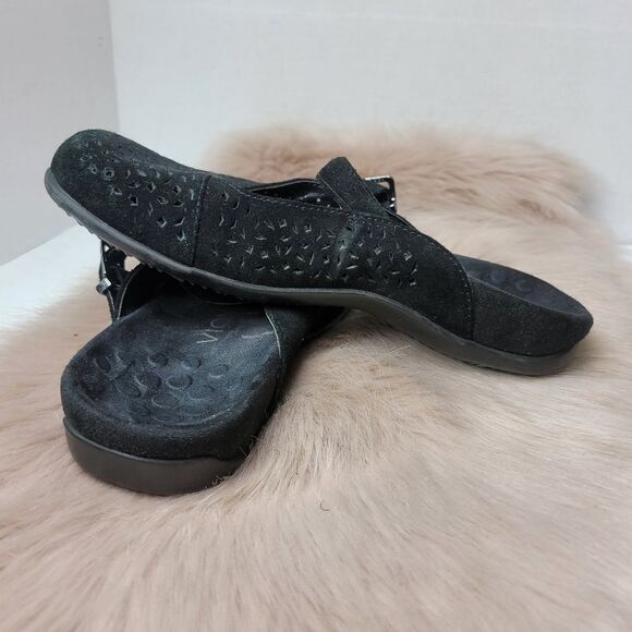 Vionic Lidia Clogs Mary Jane Buckle Black Womens Shoes Size 7 - Picture 7 of 10